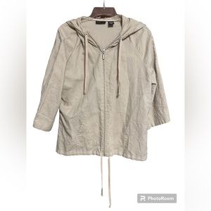 New York & Co Zippered, Hooded Jacket